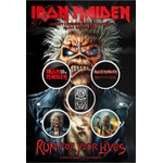 RAZAMATAZ Значки iron maiden - run for your lives - razamataz - bb132