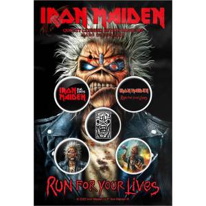 RAZAMATAZ Значки iron maiden - run for your lives - razamataz - bb132