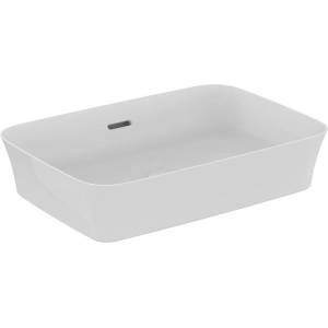 Ideal Standard Мивка за плот Ideal Standard Atelier Ipalyss, 55 см, гланцово бяла, с преливник (E207801)