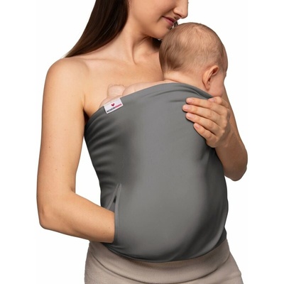 Wondermom bonding Band Skin to Skin Grey – Sleviste.cz