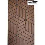  Акустичен Стенен Панел mdf | Модел: Ромб | Цвят: Орех | Размери: 2600*600*14мм