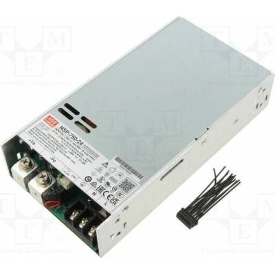 MEAN WELL NSP-750-24 Napájecí zdroj: spínaný; k vestavbě,modulový; 750W; 24VDC; 31,3A