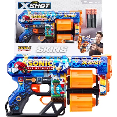 X-SHOT ZURUSKINS SONIC s 12 náboji