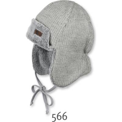 Sterntaler Зимна, плетена бебешка ушанка, Sterntaler