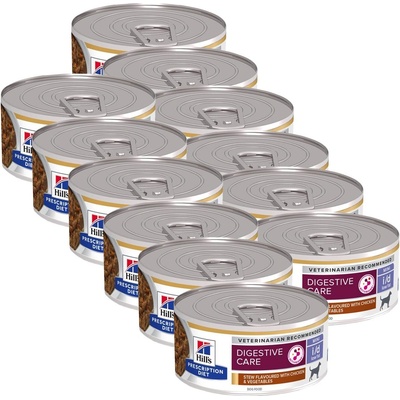 Hill's Hill s Prescription Diet i/d Low Fat Stew Mini Грижа за храносмилането за кучета 12 x 156 г