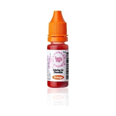 Tasty Me Tekutá barva do čokolády Orange 10 ml