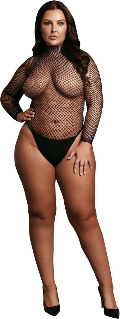 Le Désir Bodystocking Fishnet Structure Black
