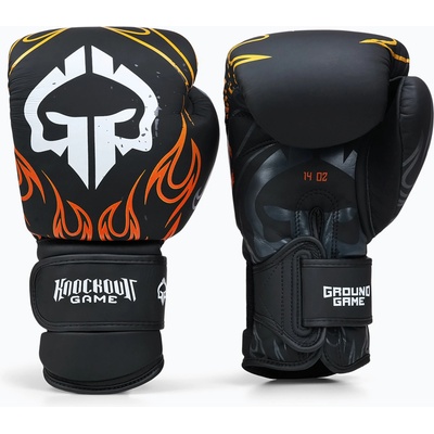 Ground Game Боксови ръкавици Ground Game Flames black