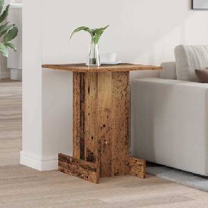 vidaXL Крайна масичка Старо дърво 44, 5 х 45 х 55 см (891222)