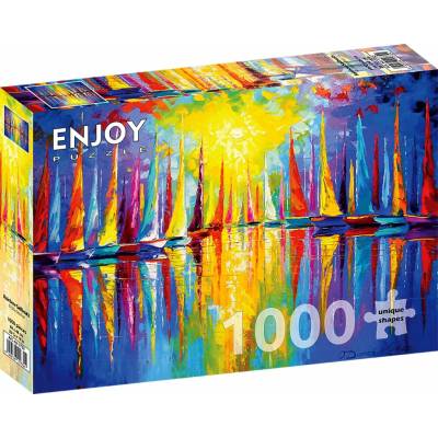 ENJOY Dúhové plachetnica 1000 dielov