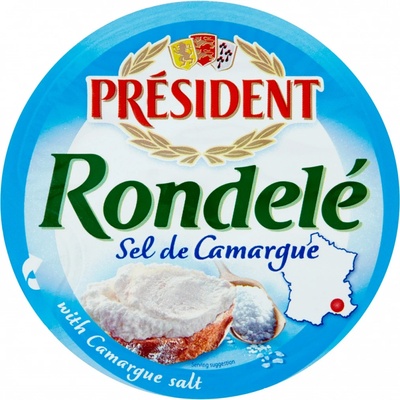 Président Rondelé sel de Camargue Sýr přírodní se solí chlaz 100 g