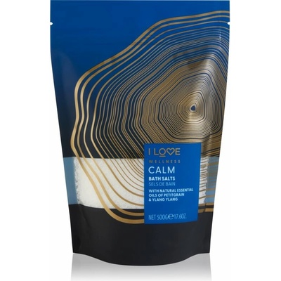 I Love Wellness Calm koupelová sůl pro relaxaci 500 g