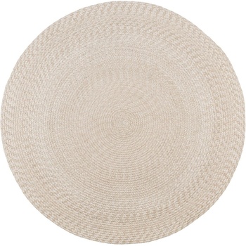House Nordic Кремав кръгъл външен килим от рециклирани влакна ø 180 cm Menorca - House Nordic (3981310)