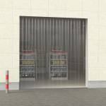 vidaXL Ролка лентова завеса, PVC, 1, 6 мм x 200 мм, 25 м (288281)