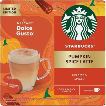 Starbucks Кафе капсули Starbucks Pumpkin Spice Latte съвместими с Dolce Gusto, 12 бр