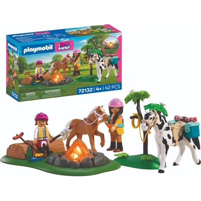 Playmobil 72132 Vyjižďka na koních s táborákem – Zboží Dáma
