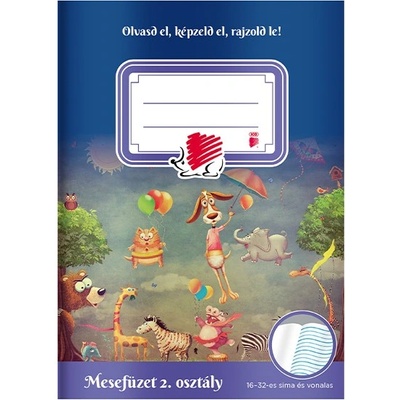 ICO Читателска тетрадка, с телбод, A5, 32 страници, 2. клас, ICO "Sinner's storybook" 7500130003 (7500130003)