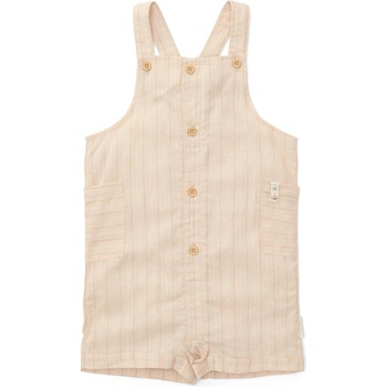 Little Dutch Бебешко късо гащеризонче Little Dutch - Sand Stripes, 74 cm, 6-9 м (CL24024006)