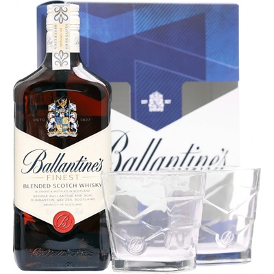 Ballantine’s 40% 0,7 l (darčekové balenie 2 poháre)