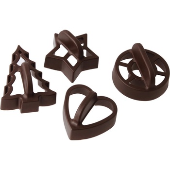 Image 1 of Fackelmann Форми за тесто с дръжка Fackelmann 43006, 4 бр, Кафяв (43006)