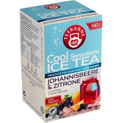 Teekanne Cool Sensations Ovocno-bylinný čaj čierne ríbezle citrón 18 x 2,5 g