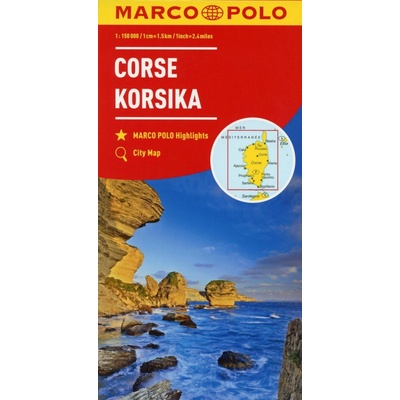 MARCO POLO Karte Korsika 1:150 000