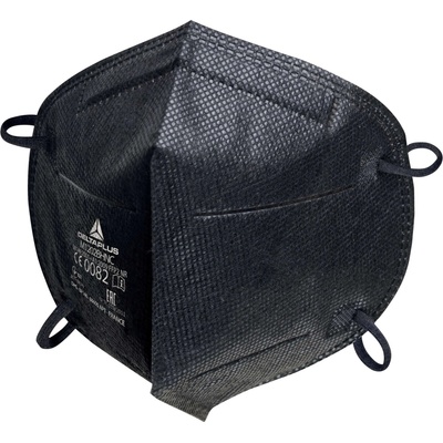 Delta M1202BHC FFP2 respirátor bez ventilu vertikální skládání černá 30 ks