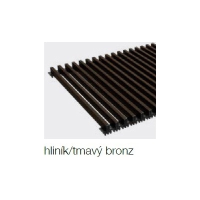 Korado Koraflex PM 26 x 240 cm hliníková/ bronz tmavá – Sleviste.cz