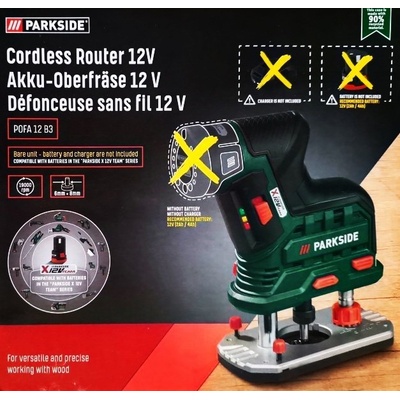PARKSIDE Aku horní frézka POFA 12 B3 – bez akumulátoru a nabíječky