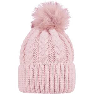 Sterntaler Детска зимна шапка (beanie) Sterntaler Kid's Knitted Beanie Cable Knit Beanie - Lichtrosa - размер 51 cm (904-2495-0512)