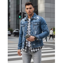 Dstreet pánska jeansová bunda Adam TX3633 modrá