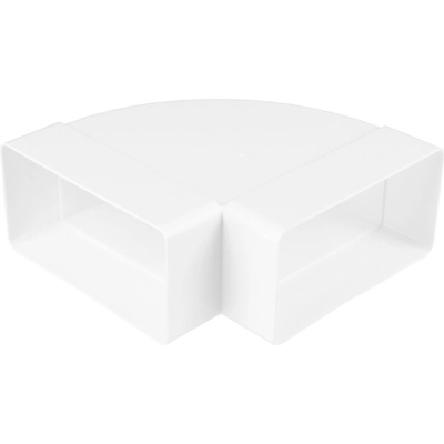 Dalap Правоъгълно хоризонтално PVC коляно 90°, 220x90 мм (950)