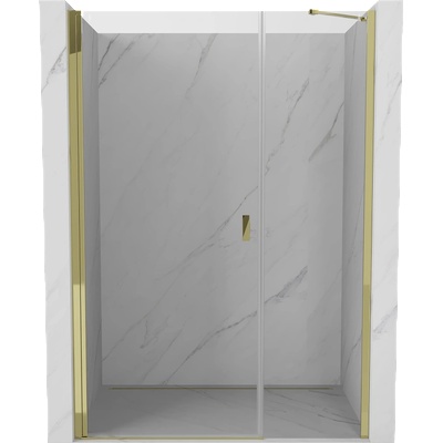 Mexen Mist-B Душ кабина с врати на панти 120 cm, прозрачна, златна - 8A2-120-001-50-00 (8A2-120-001-50-00)