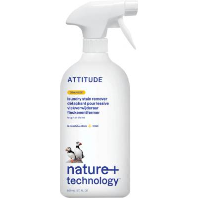 ATTITUDE odstraňovač skvrn na prádlo s vůní citronové kůry s rozprašovačem 800 ml