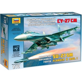 Zvezda Model Kit letadlo 7295 SU 27SM 1:72