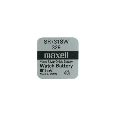 Maxell Бутонна батерия сребърна maxell sr731 sw / 329/, 1.55v (ml-bs-sr731-sw)