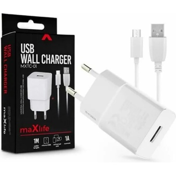 Image 1 of Maxlife MXTC-01 micro USB White (TF-0102)