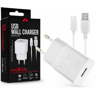 Maxlife MXTC-01 micro USB White (TF-0102)