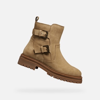 Geox Бежови дамски боти Geox Iridea Geox | Bezhov | ЖЕНИ | 36
