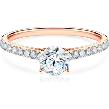 SAVICKI Годежен пръстен Share Your Love: розово златo, лабораторeн диамант