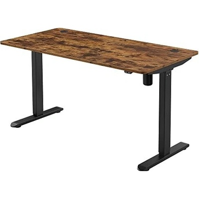 Artenat Pracovný stôl elektrický Goshawk, 140 cm, hnedá
