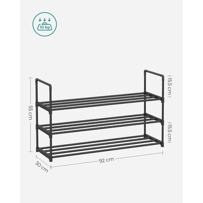 Songmics čierny LSA303B02