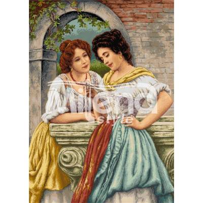 Milena Style Писмото - гоблен със схема конци Ariadna 1: 1