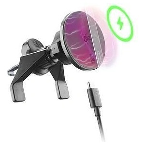 Cellularline Безжична магнитна стойка за кола 2в1 с MagSafe Qi2 15W