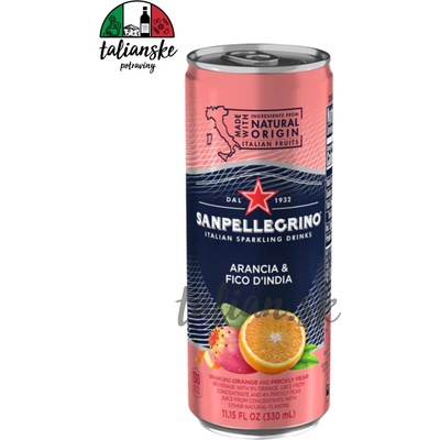 Sanpellegrino pomaranč a opuncia 330 ml