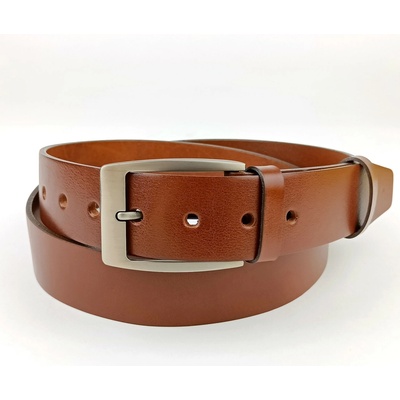 Penny Belts pánský opasek Jeans hnědý opasek Jeans