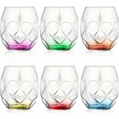 RCR Cristalleria Italiana RCR ALKEMIST COLOR POHÁR 6 x 380 ml
