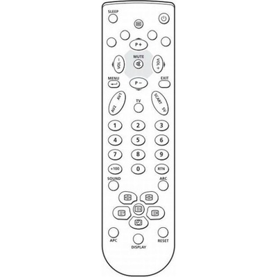 GENERAL MEDION MD30120 - съвместимо дистанционно управление на марката General (MD30120)