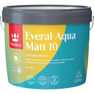 Tikkurila Everal Aqua MATT [10] A 2,7L