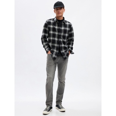 GAP džíny slim soft GapFlex pánské šedá
